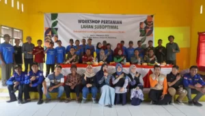 TJF and Dompet Dhuafa Held an Agricultural Workshop on Suboptimal Land in Banyuasin